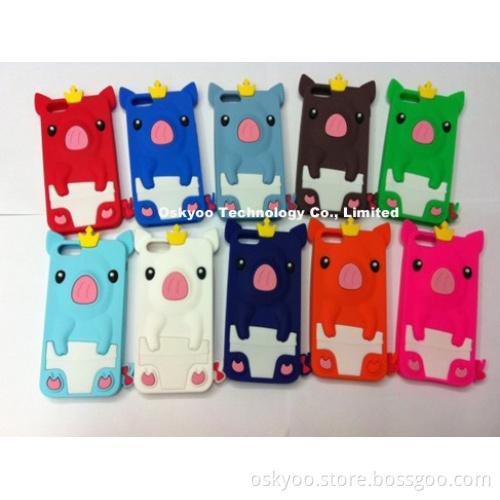 Silicone Case for iPhone 5 Smart Cover (P9702)